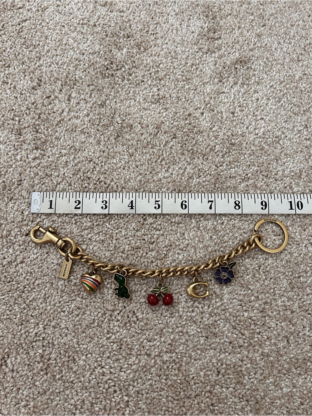Coach Retail Bag Charm Chain - Picture 2 of 3